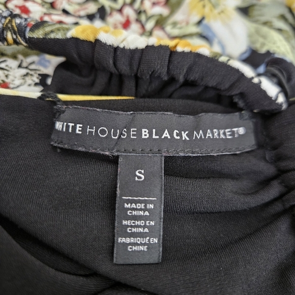 White House Black Market Reversible Sheath Dress Lemon Sleeveless Halter Small - Picture 11 of 13